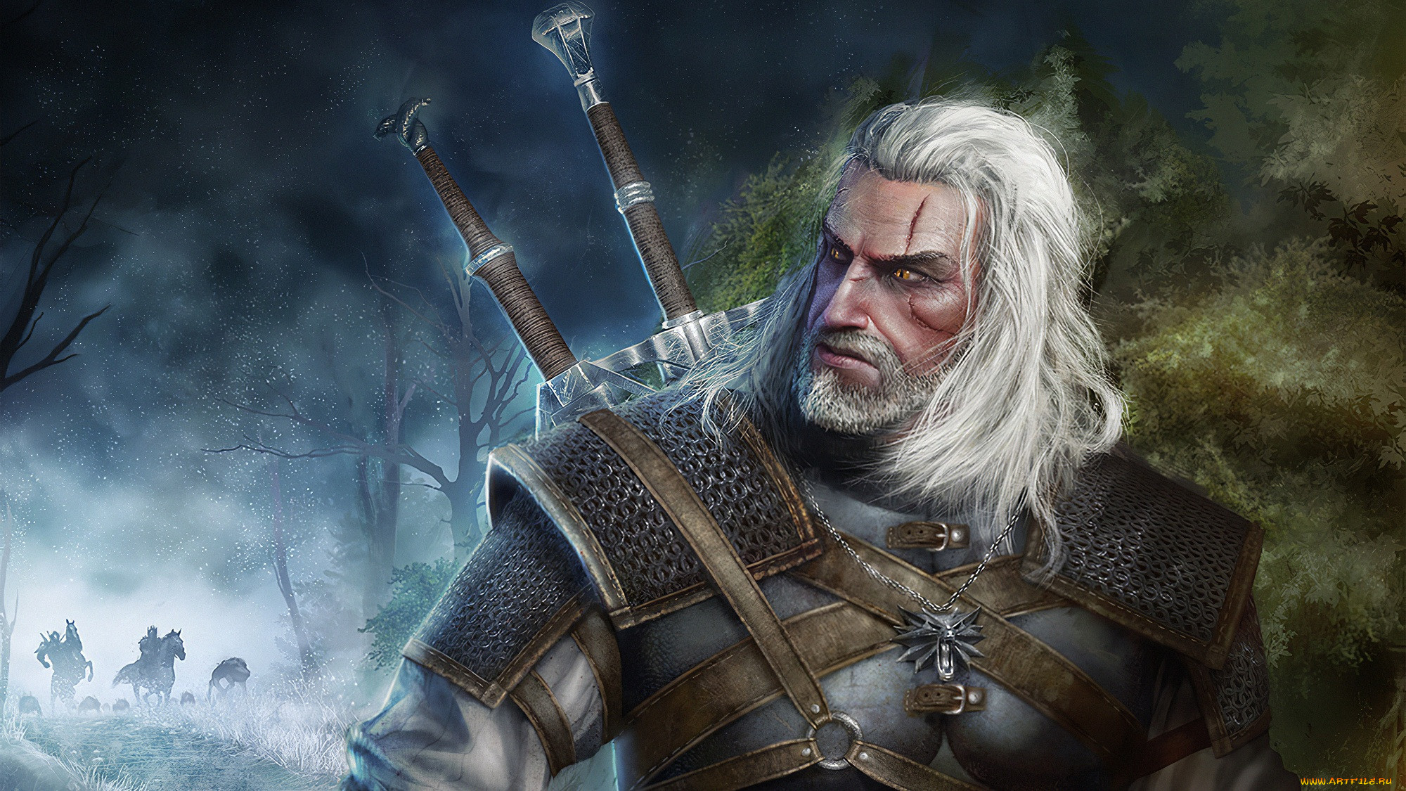  , the witcher 3,  wild hunt, geralt, of, rivia